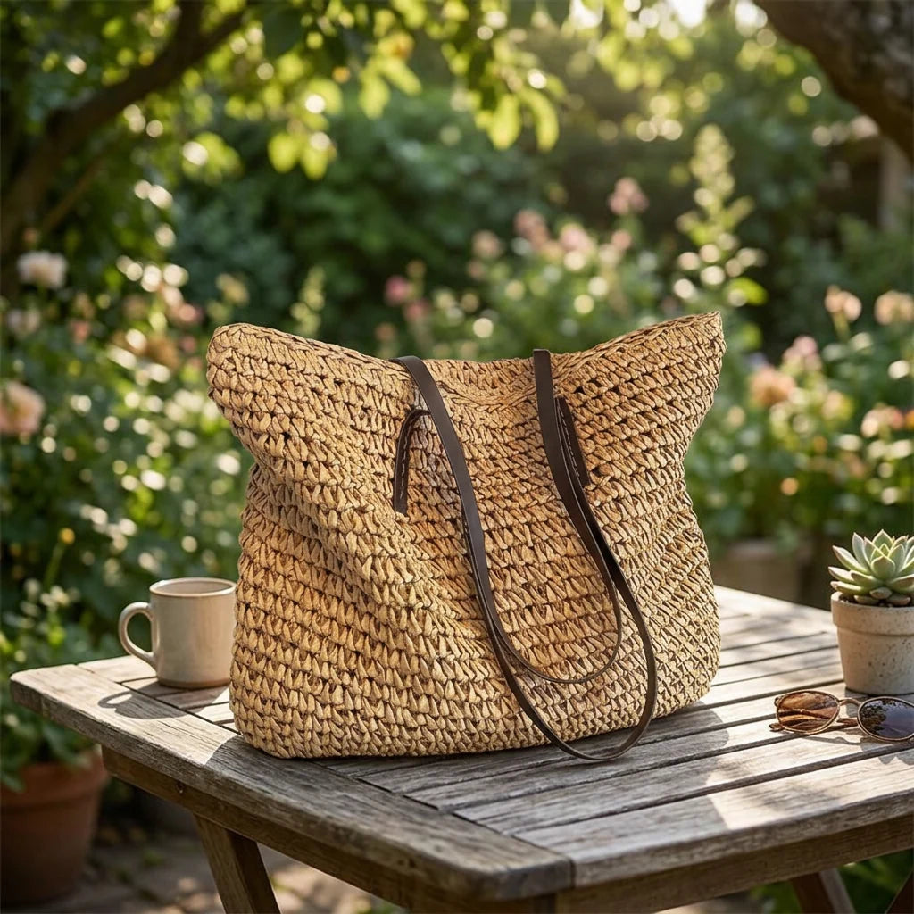 Olivia - Woven Tote Bag