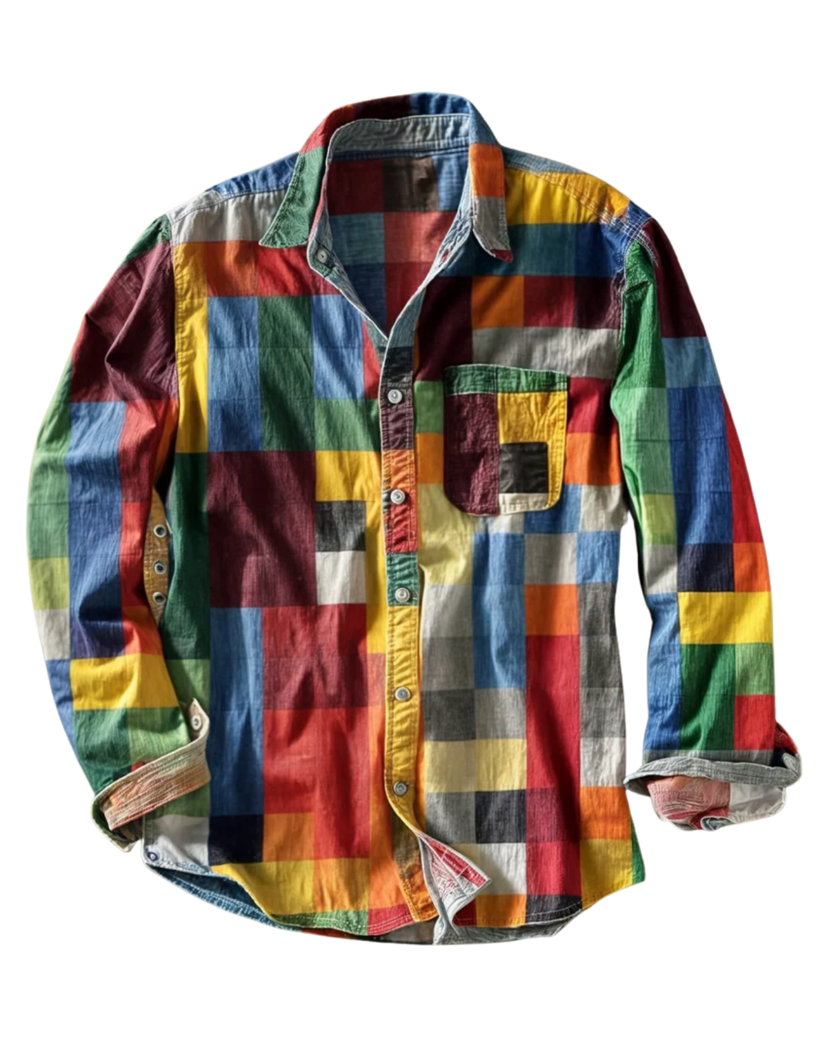 Jorvik Patchwork Print Blouse