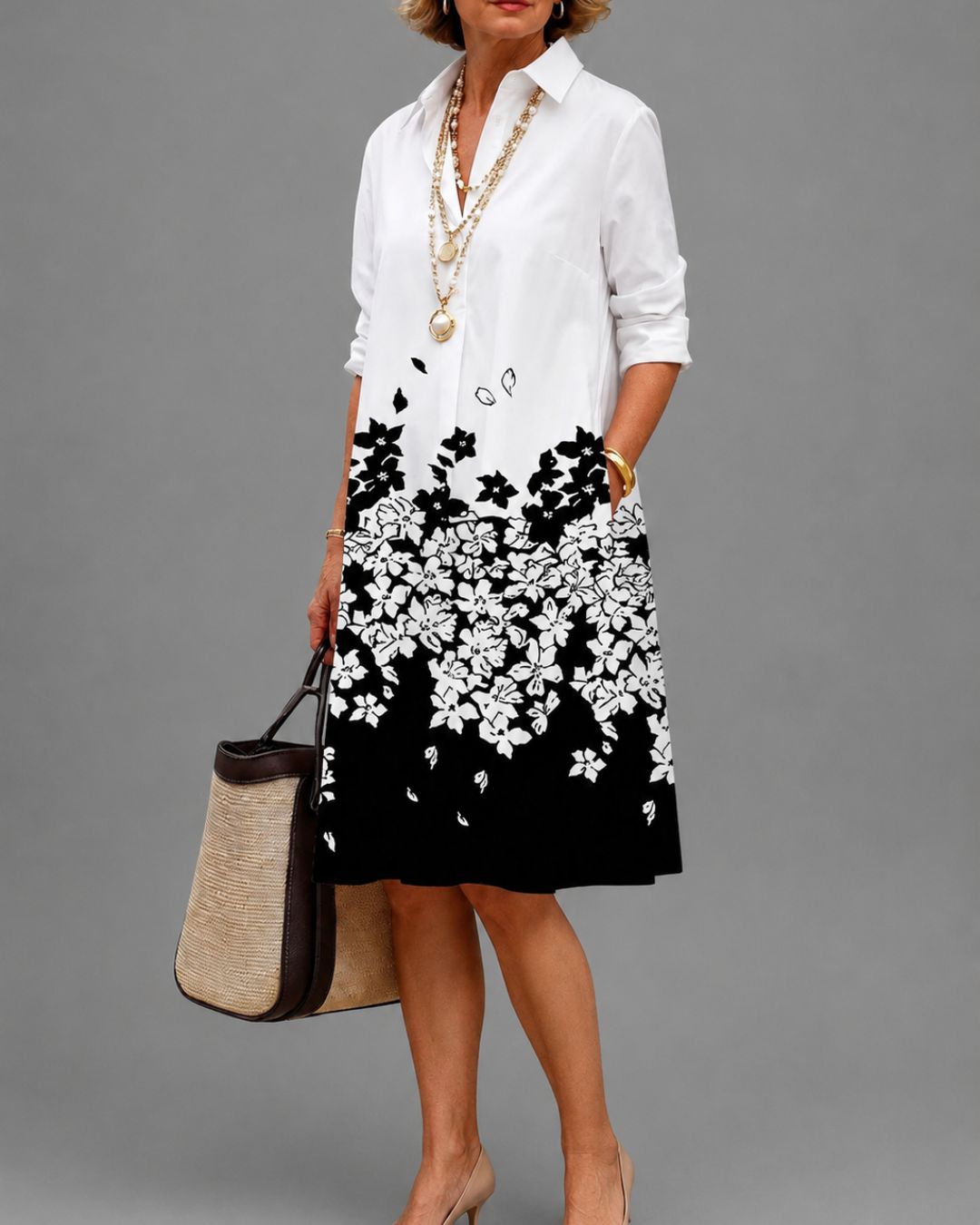 Ruby | Flower Midi Dress
