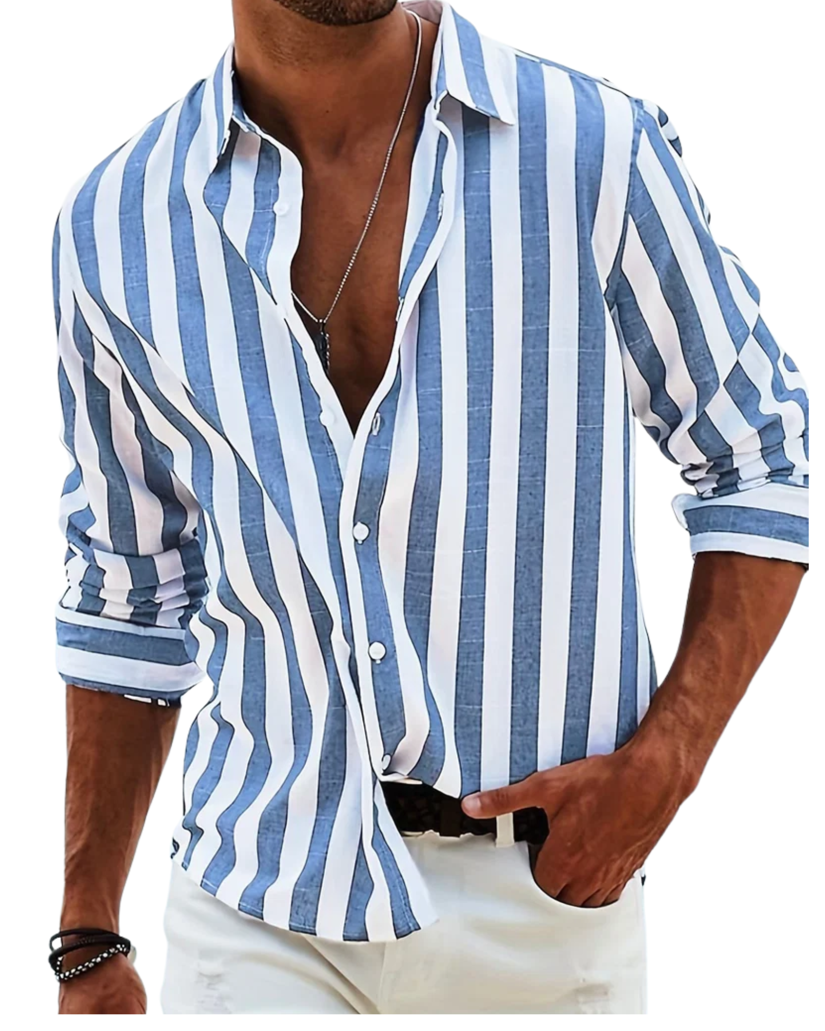 Colin | Riviera Stripe Shirt
