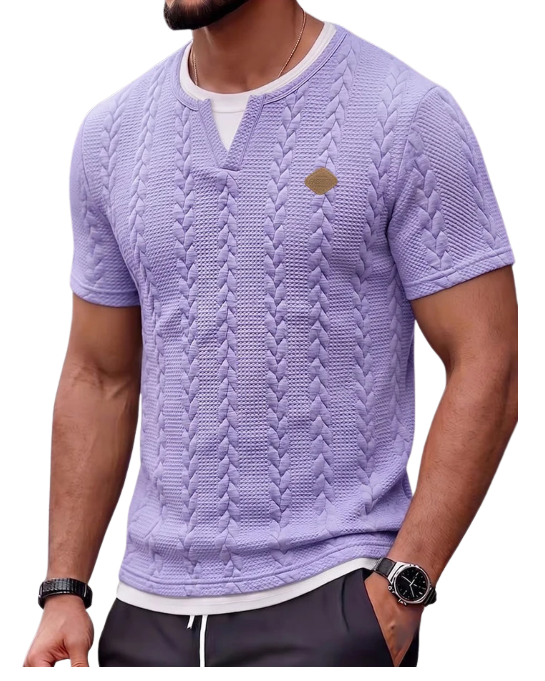 Cable Knit Short Sleeve