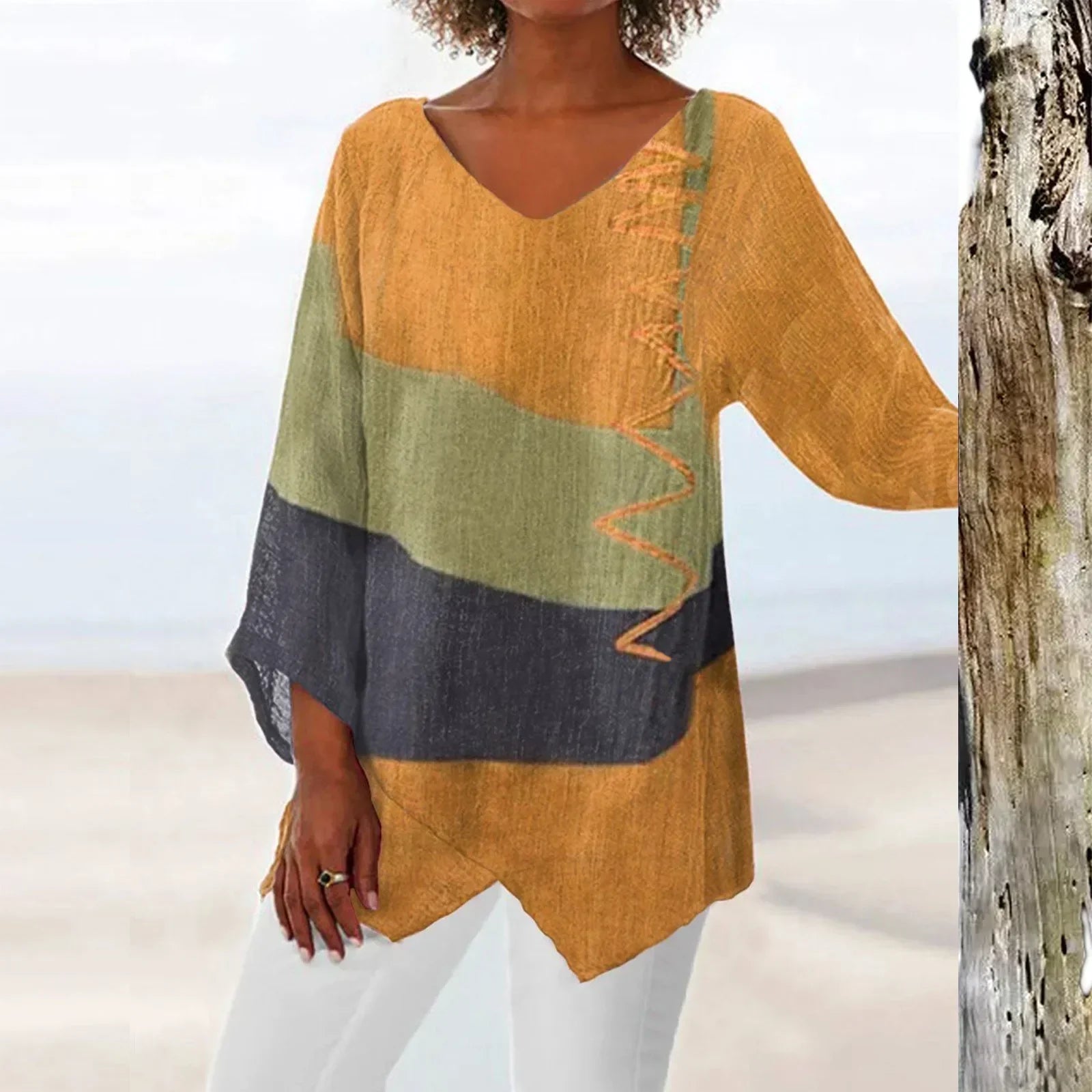 SHELBY | LOOSE-FIT LONG-SLEEVED TOP