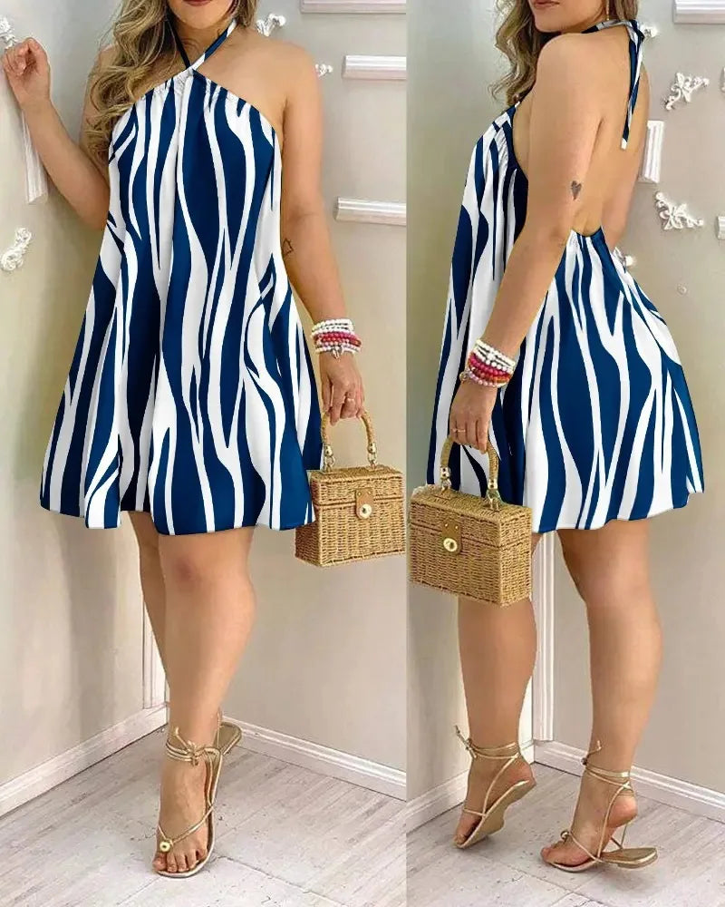 Emily - Halter Neck Summer Dress