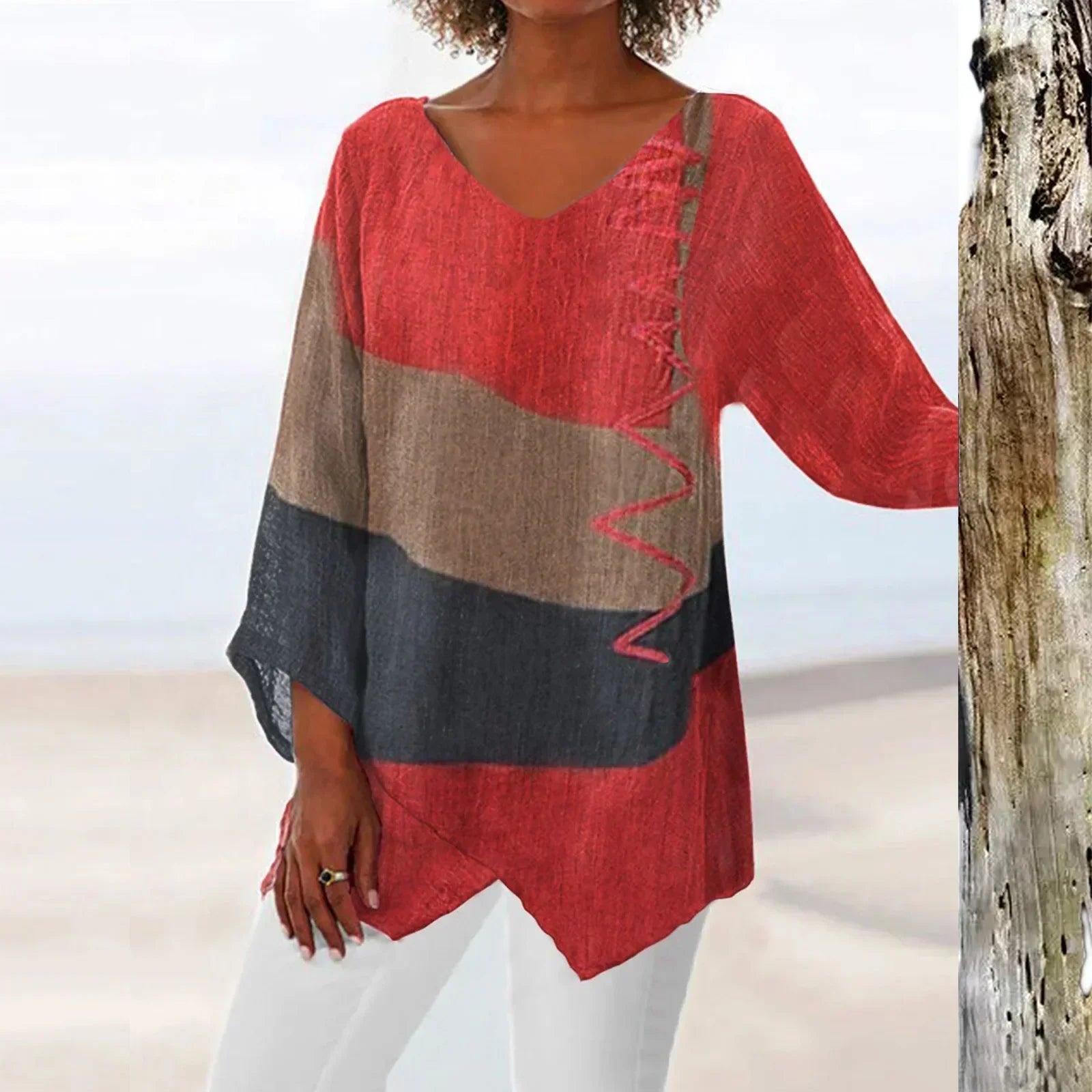SHELBY | LOOSE-FIT LONG-SLEEVED TOP