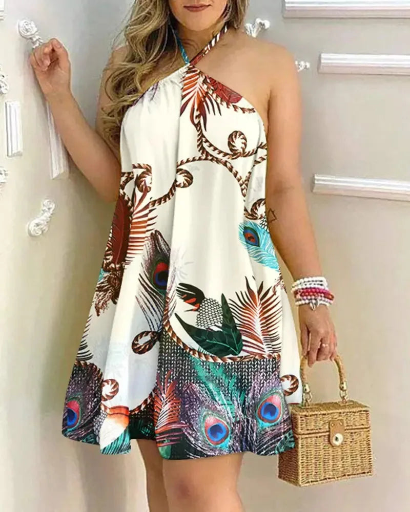 Emily - Halter Neck Summer Dress