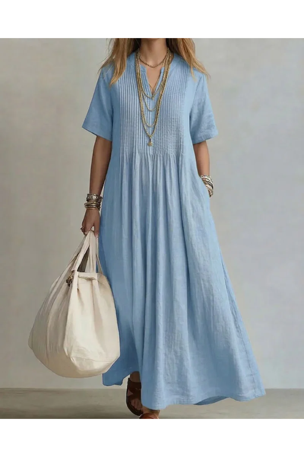 Rosa | Elegant Pleated Dress