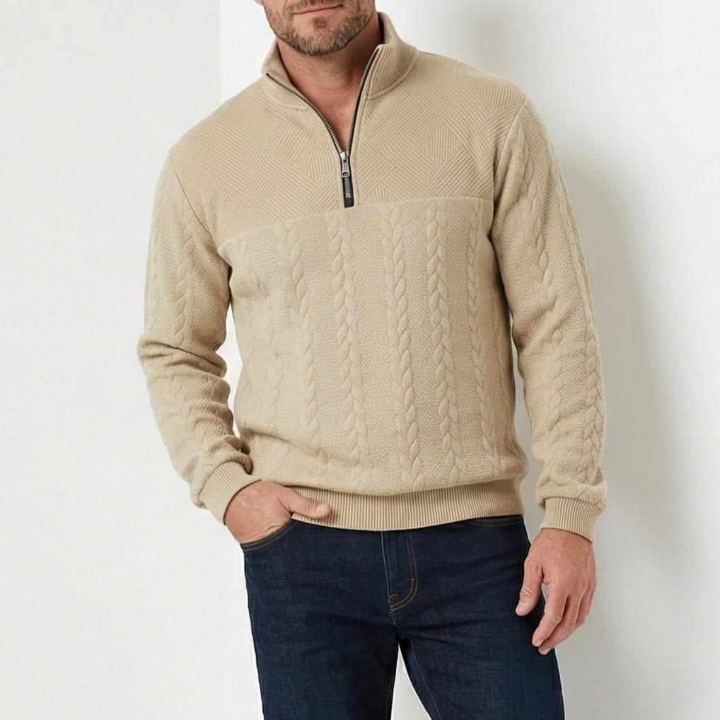 Camden Premium Quarter Zip Sweatshirt
