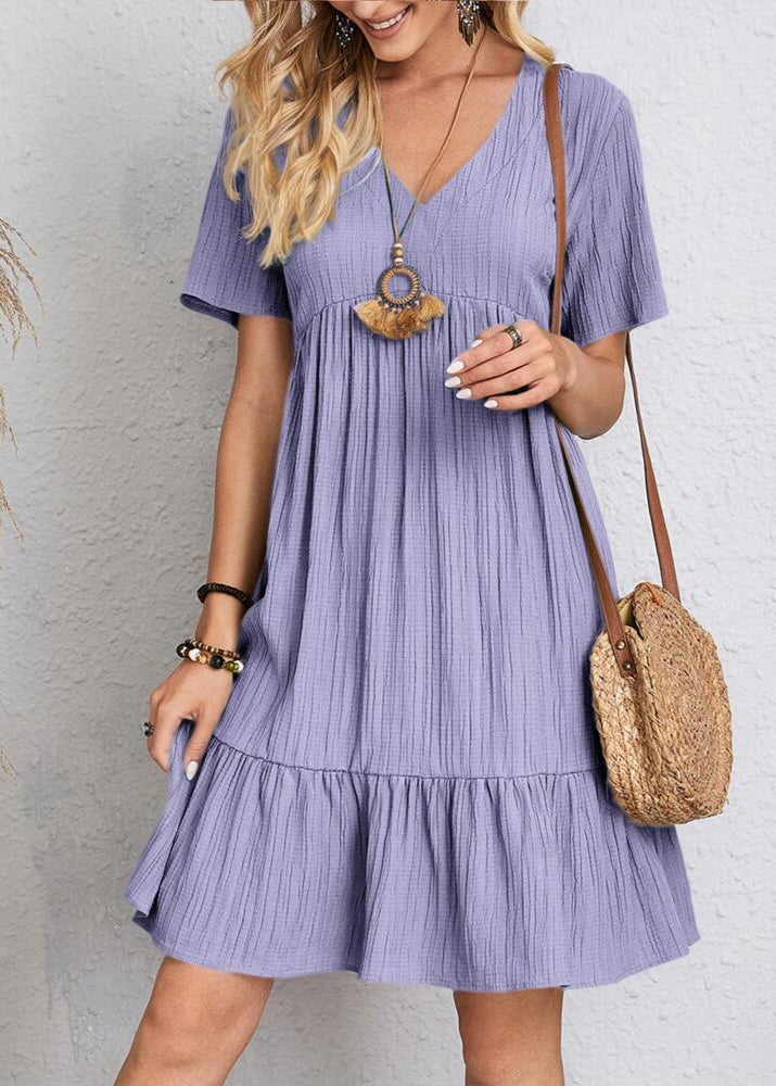 Enora - Elegant dress flattering for the belly