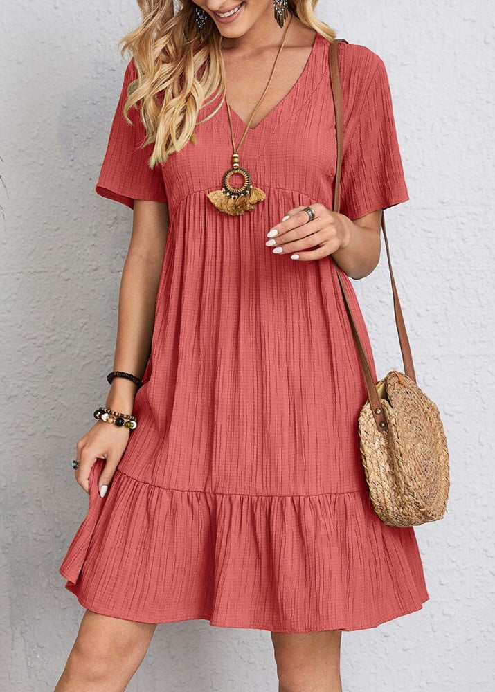 Enora - Elegant dress flattering for the belly